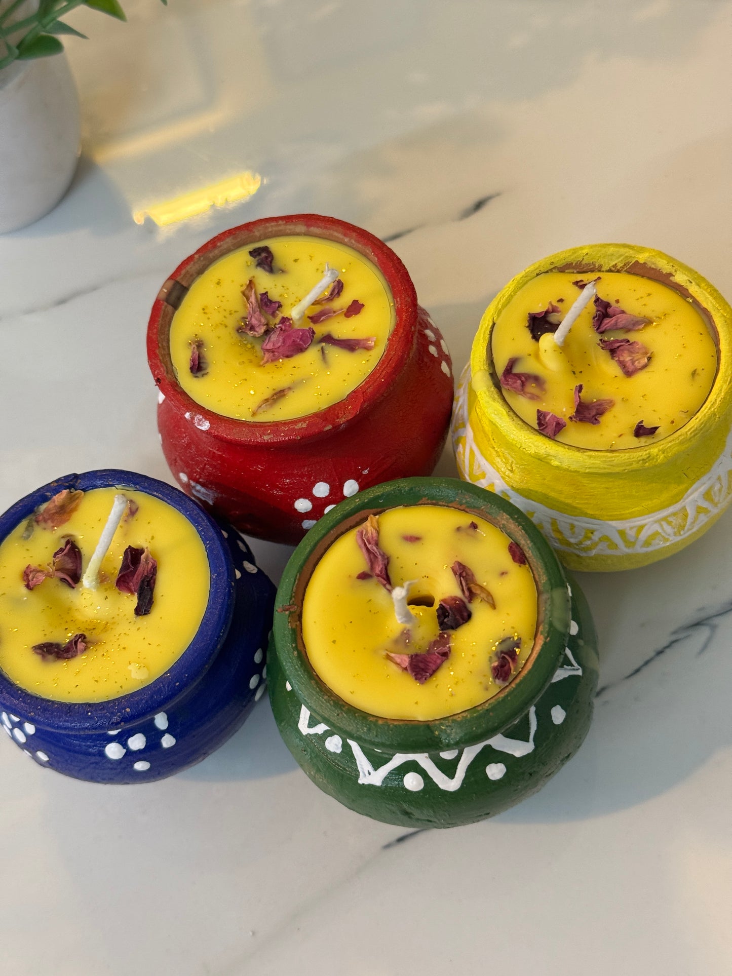 Holi Thandai Candle | 2 Pc Thandai Candle