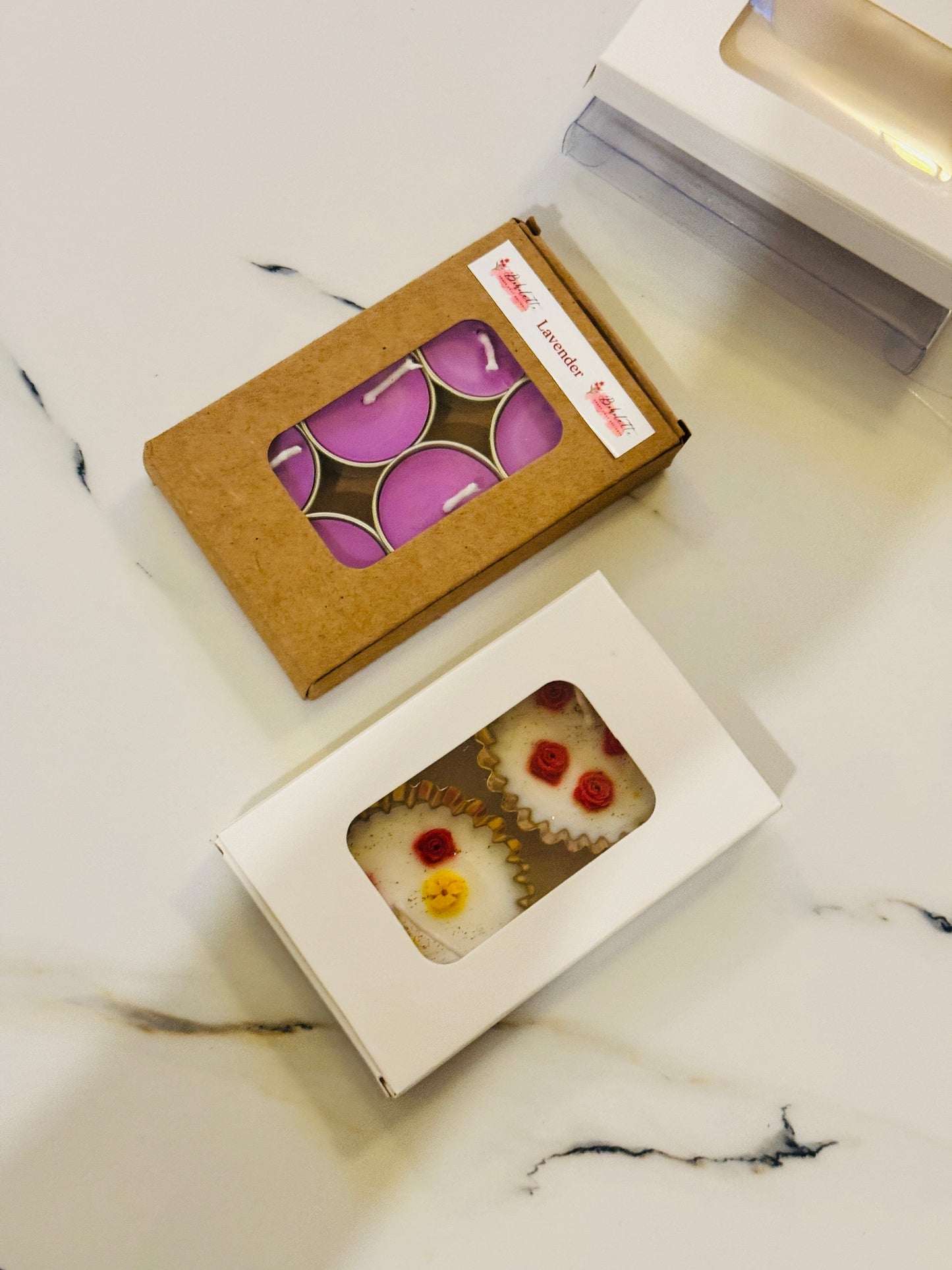 6 pc T-Light Box | White Tealight Box | 6 pcs White Tlight Box | 5.12×3.35×0.69 inches