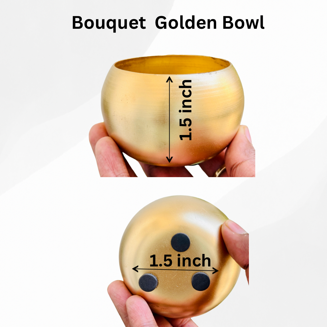Bouquet Golden Bowl