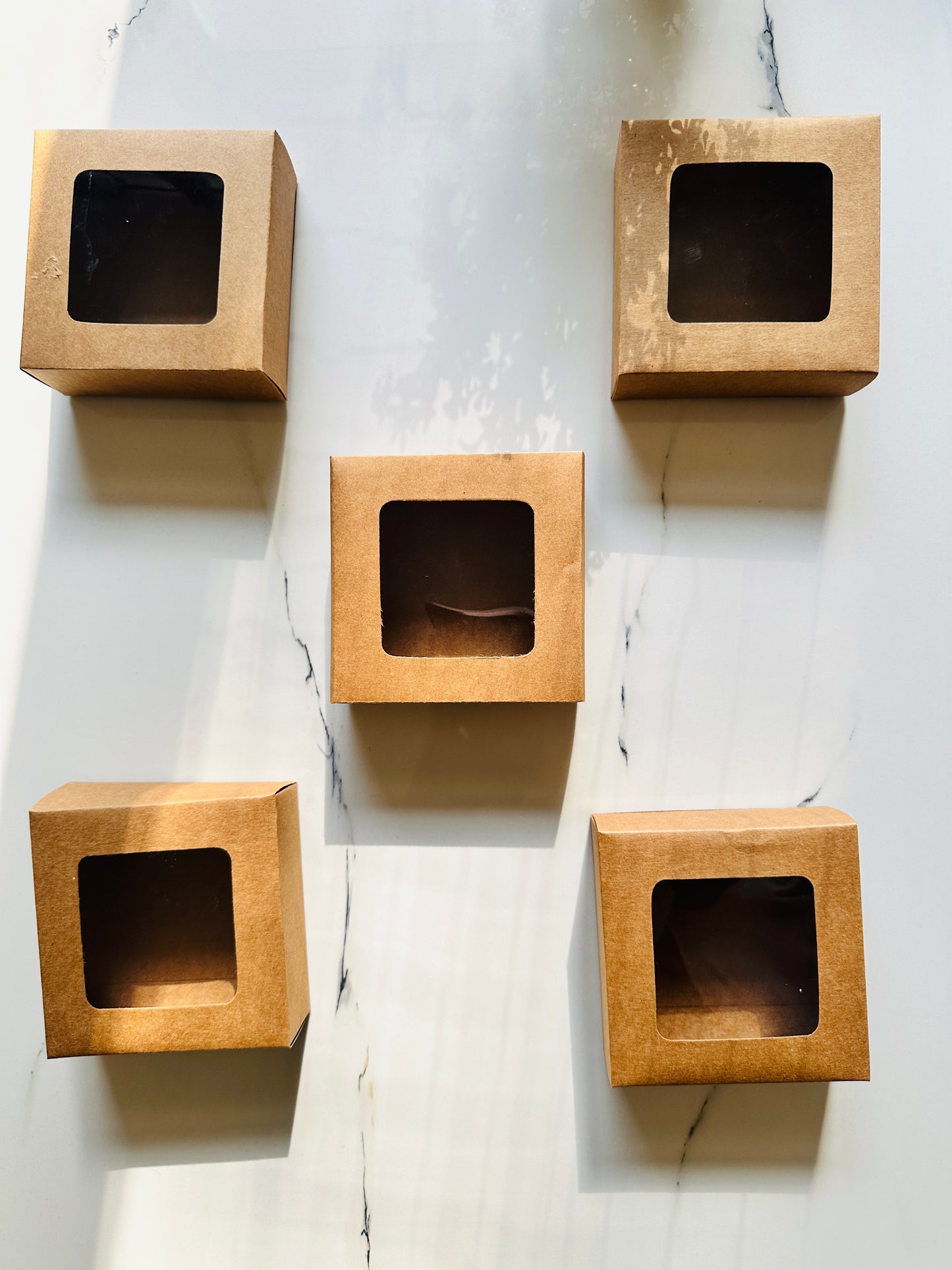Paper Box 3: 4 in 1 Ladoo Paper Box | 4 in 1 Mini Bubble Candle Paper Box | Peony Candle Box | 3.5 Inch Urli Box