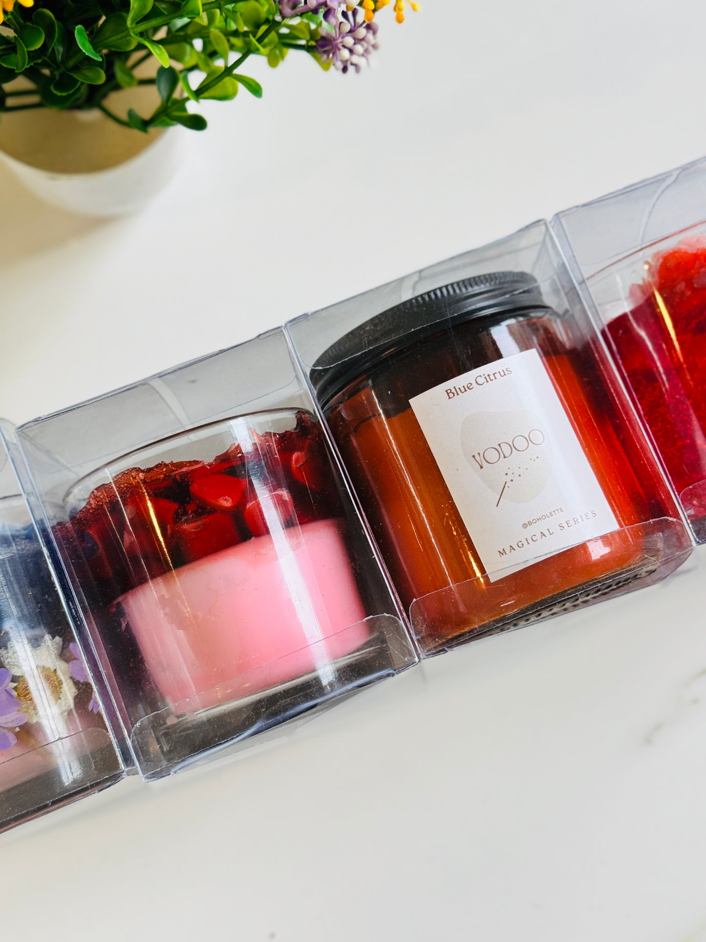 1 Jar Pvc Box | 2.8x2.8x3.5 inch