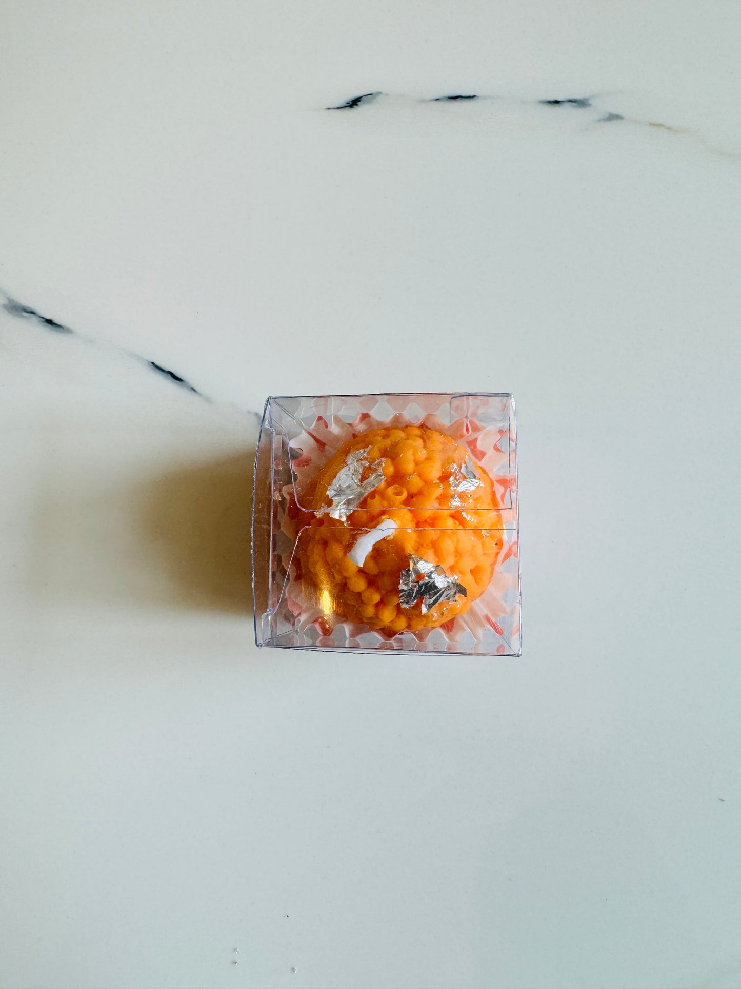 PVC Box 1: Ladoo PVC Box | Mini Bubble candle box | 1.57x1.57x1.57 Inch | Empty Box
