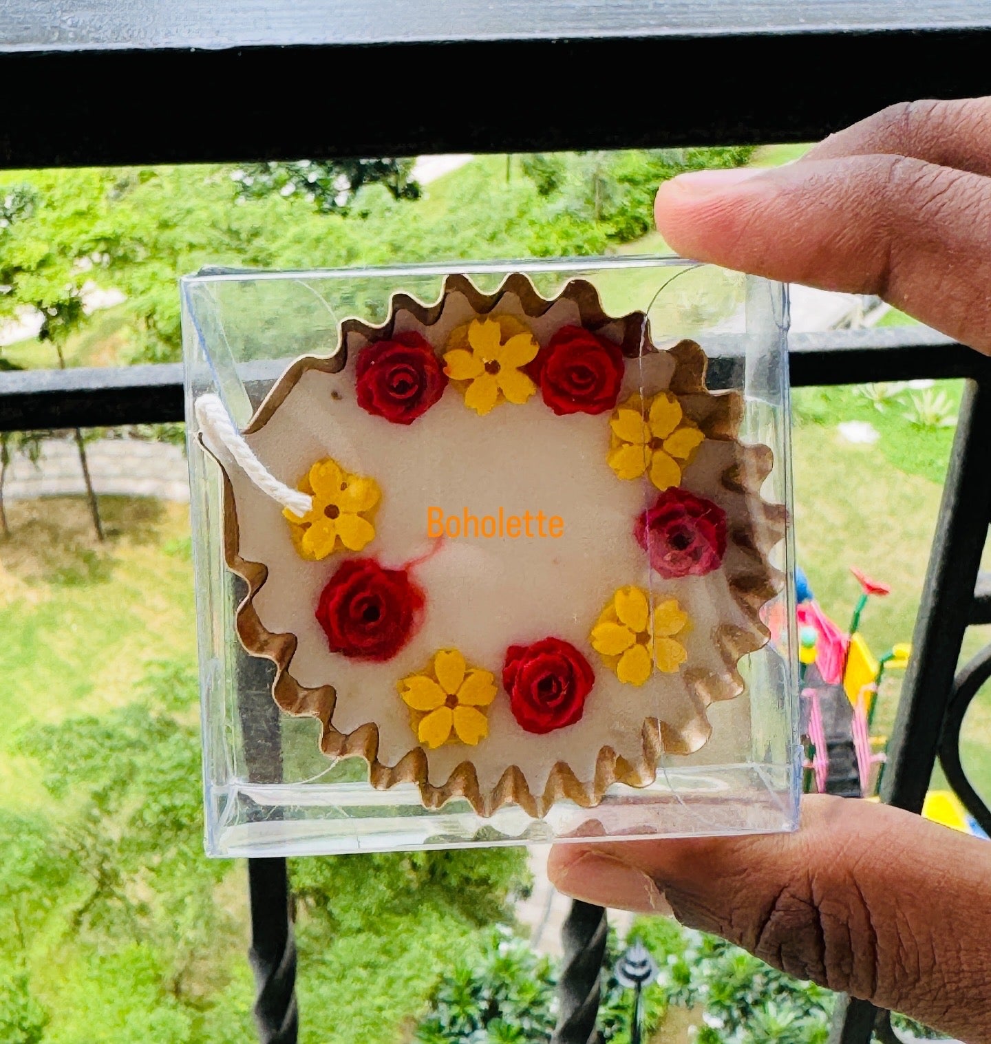 Daisy flower pvc box