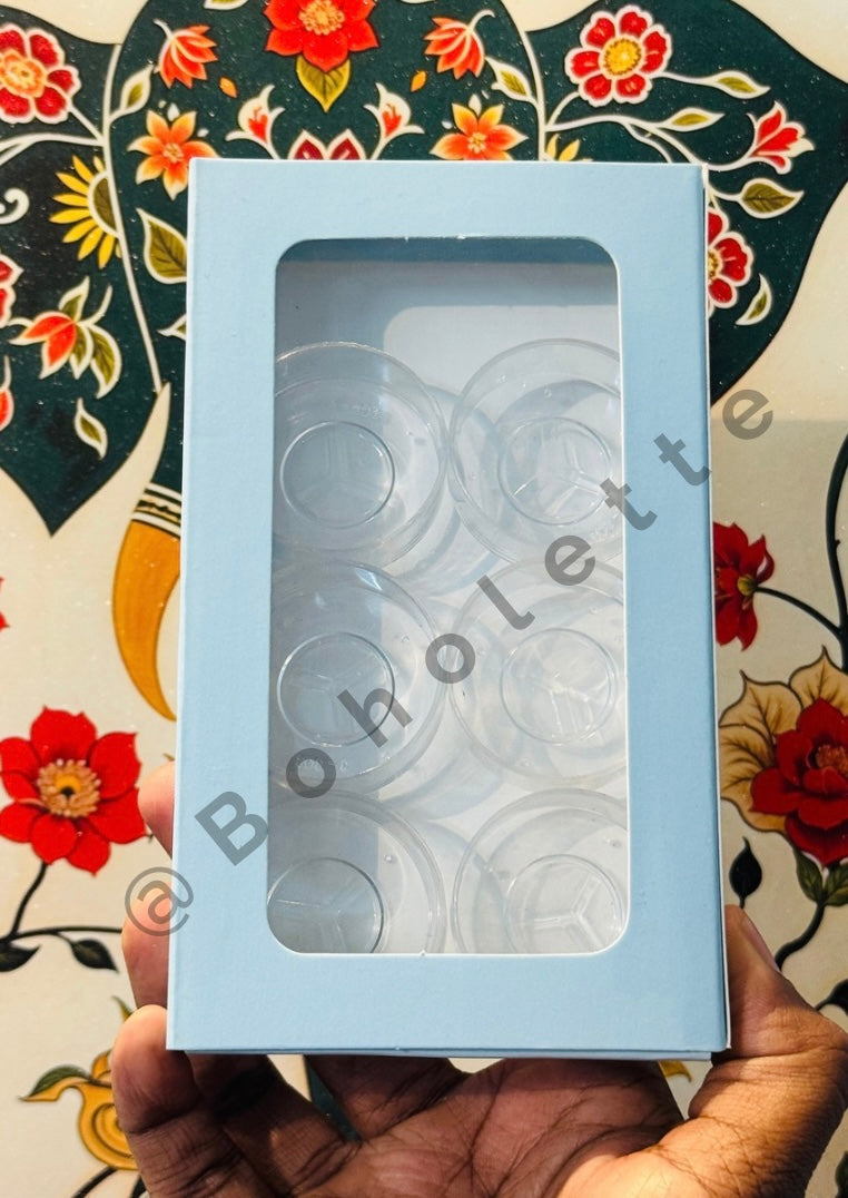 Blue Chocolate Bar Box| 6x3.5x1 inch | Tealight Box