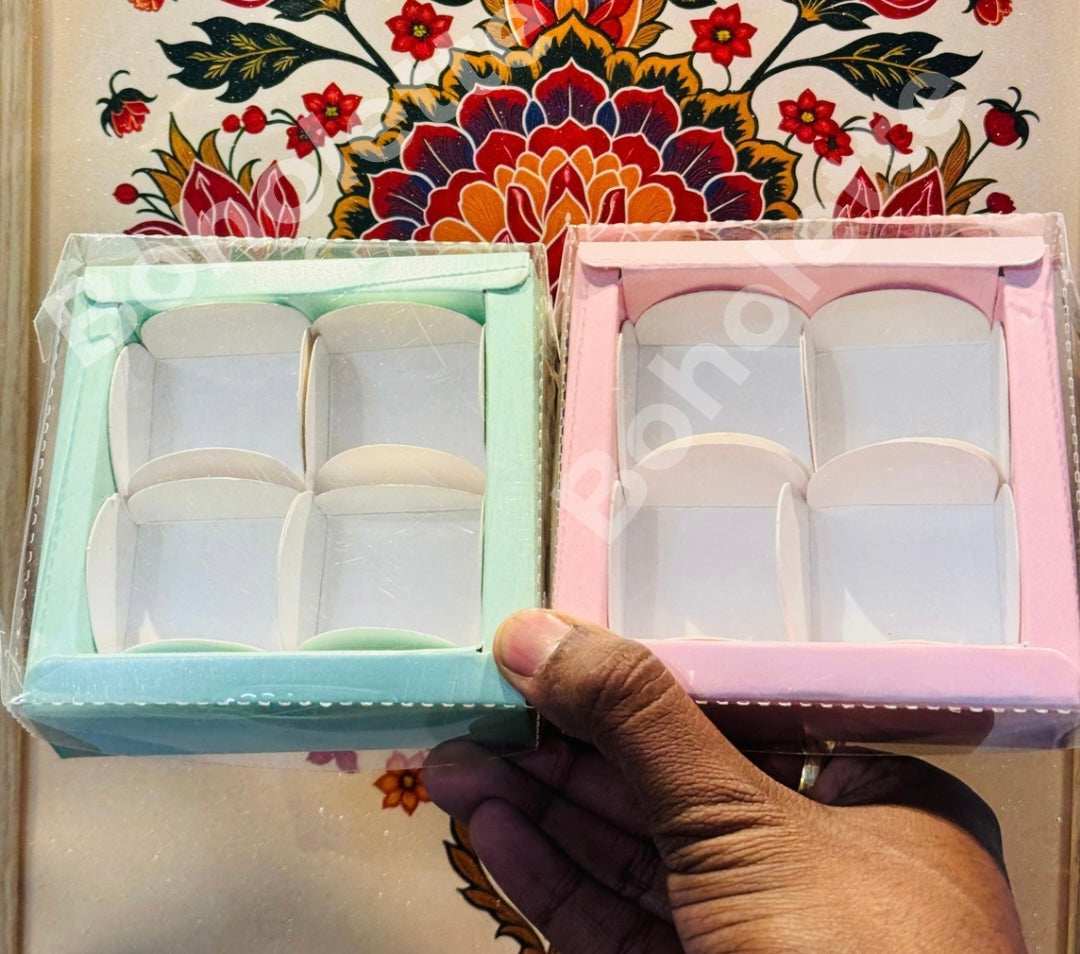 Pink & Green Combo| 10 pcs Each | 4x4x1.5 inch