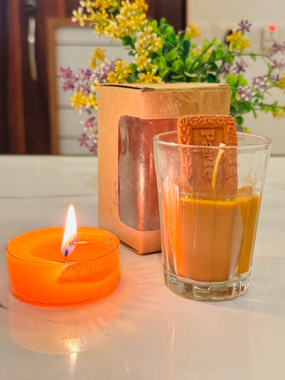 Chai Candle Box | Chai Candle Paper Box | 2.25x2.25x3.25 inch