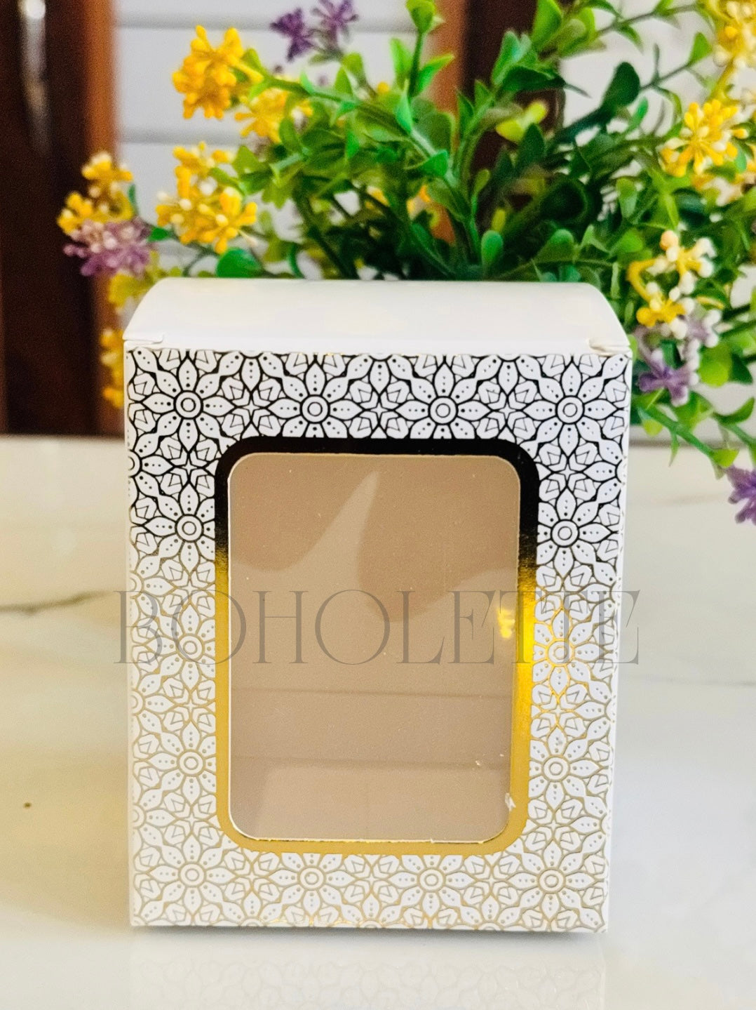 White Paper Jar Box | 3x3x3.75 inch | 200-250 ML Jar Box