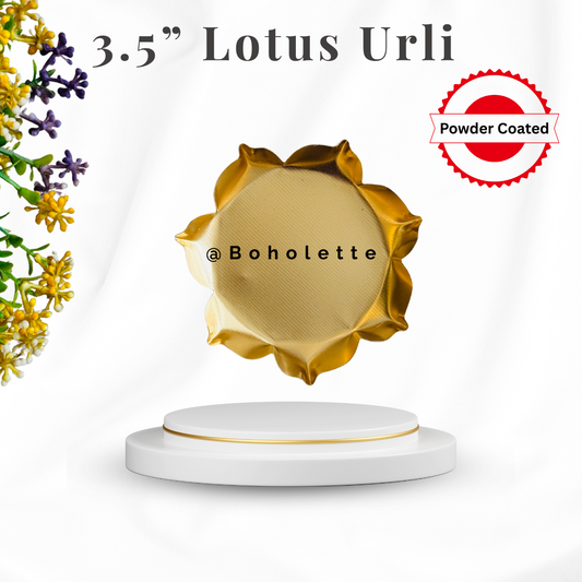 3.5 inch Urli | Empty Lotus Urli