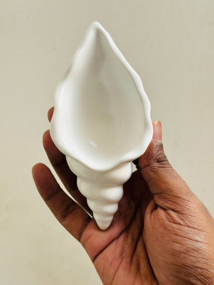 50 ML| Wholesale Empty Shell Concrete Candle Jar | 4x2 Inches |Sea Shell