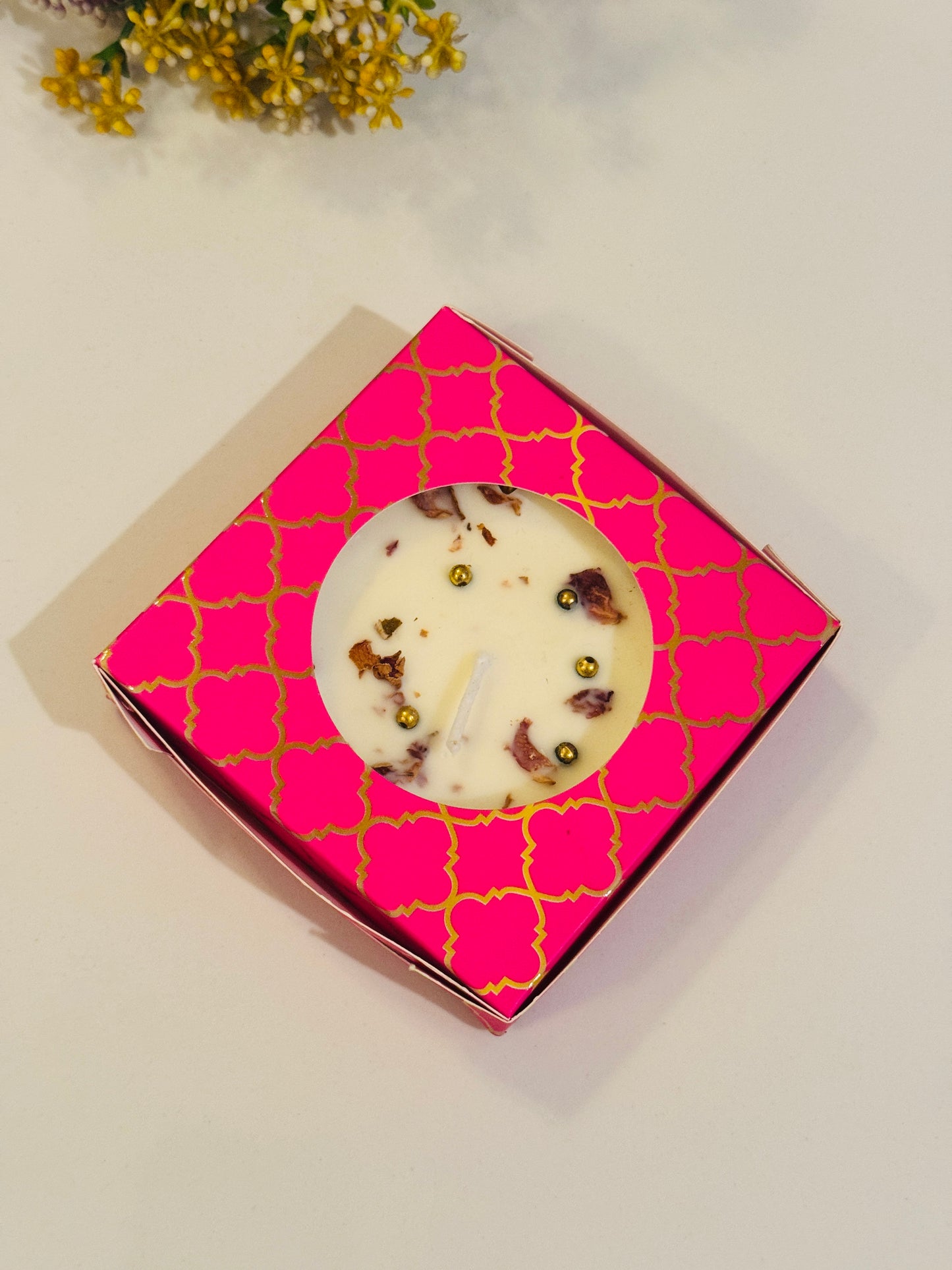 3.5 inch lotus Urli box | Empty Urli Box | 3.7x3.7x0.79 inches