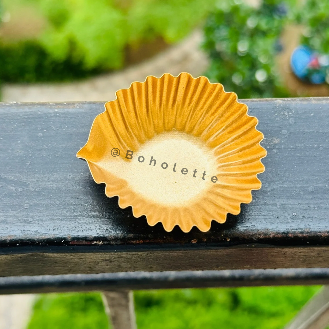 2.5 inch metal Diya for candle 