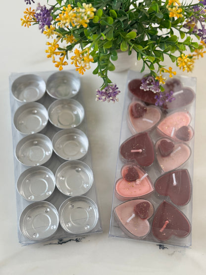 Empty Tealight Box | 78x17x185 MM | Kaju Katli Box | Daisy Candle Box | Heart Tealight Box | Tlight Box