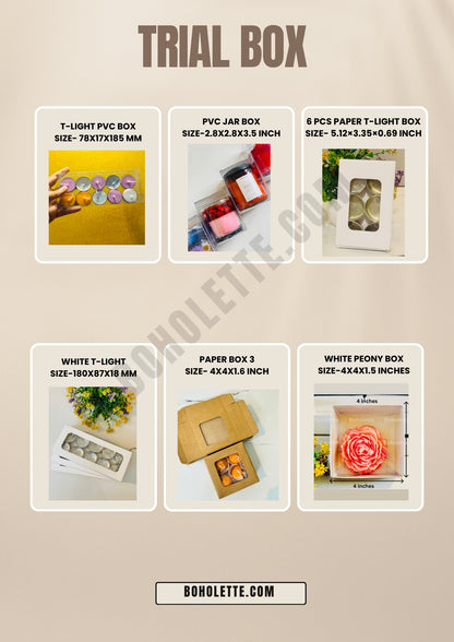 candle boxes trial pack