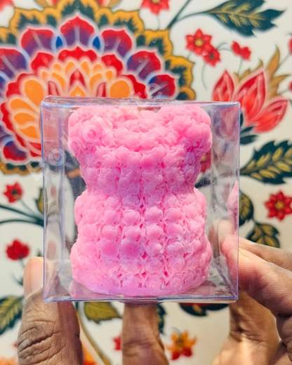 2.2x2.2x2.2 inch | Teddy Candle Pvc Box