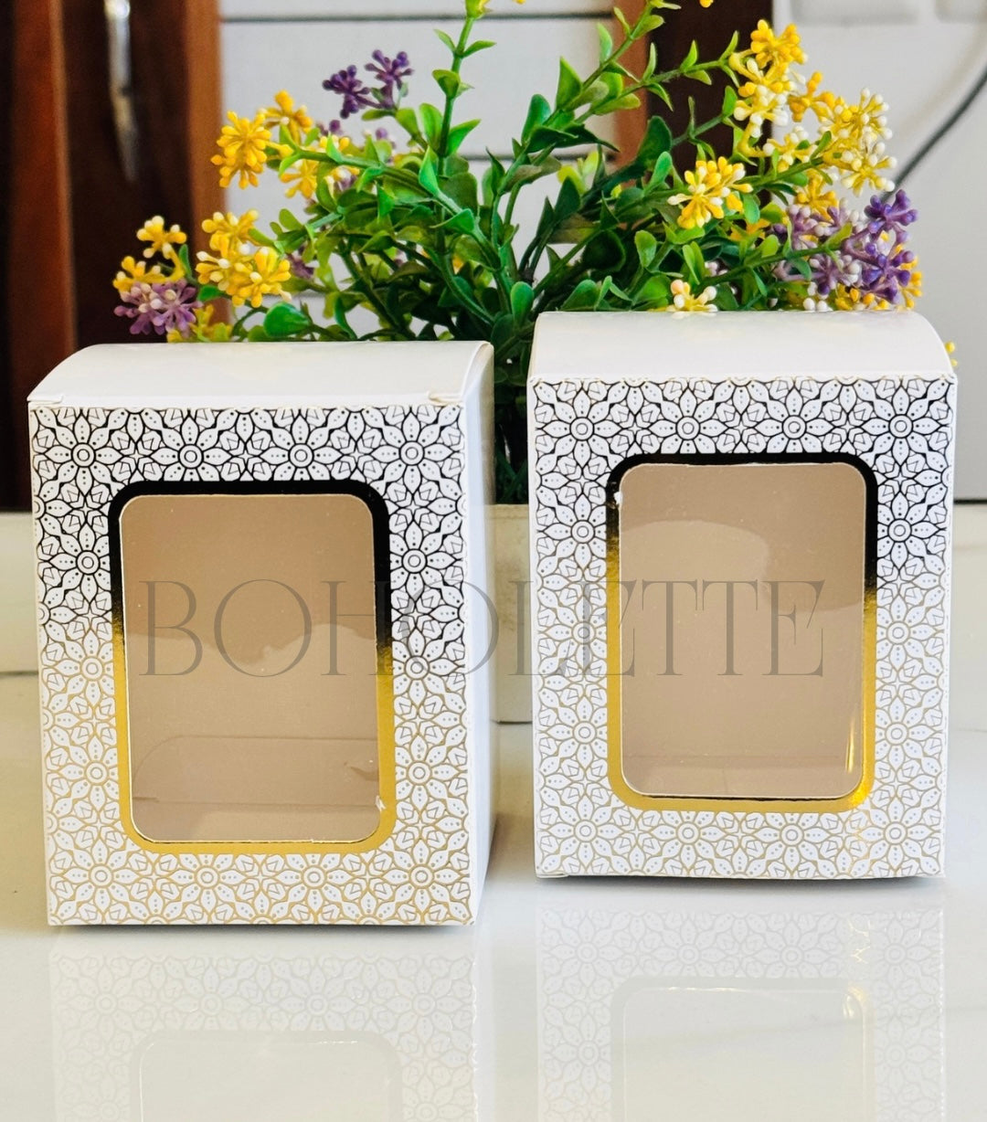 White Paper Jar Box | 3x3x3.75 inch | 200-250 ML Jar Box