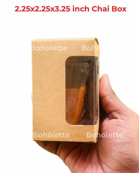 Chai Candle Box | Chai Candle Paper Box | 2.25x2.25x3.25 inch