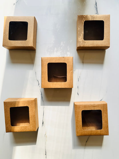 Paper Box 3: 4 in 1 Ladoo Paper Box | 4 in 1 Mini Bubble Candle Paper Box | Peony Candle Box | 3.5 Inch Urli Box
