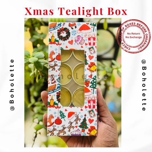 Xmas Tealight Paper Box