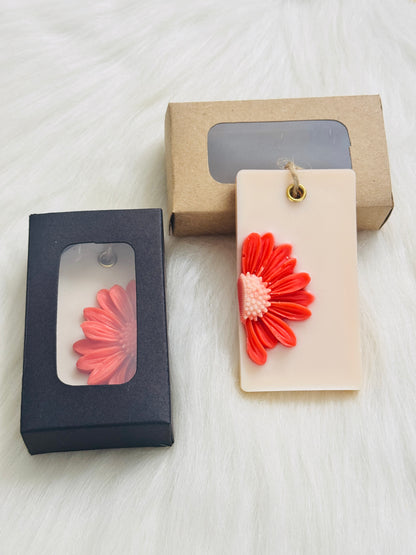 Black Wax Sachet Box | 3.75x2.17x1 inches| Empty Black Wax Tablet Box