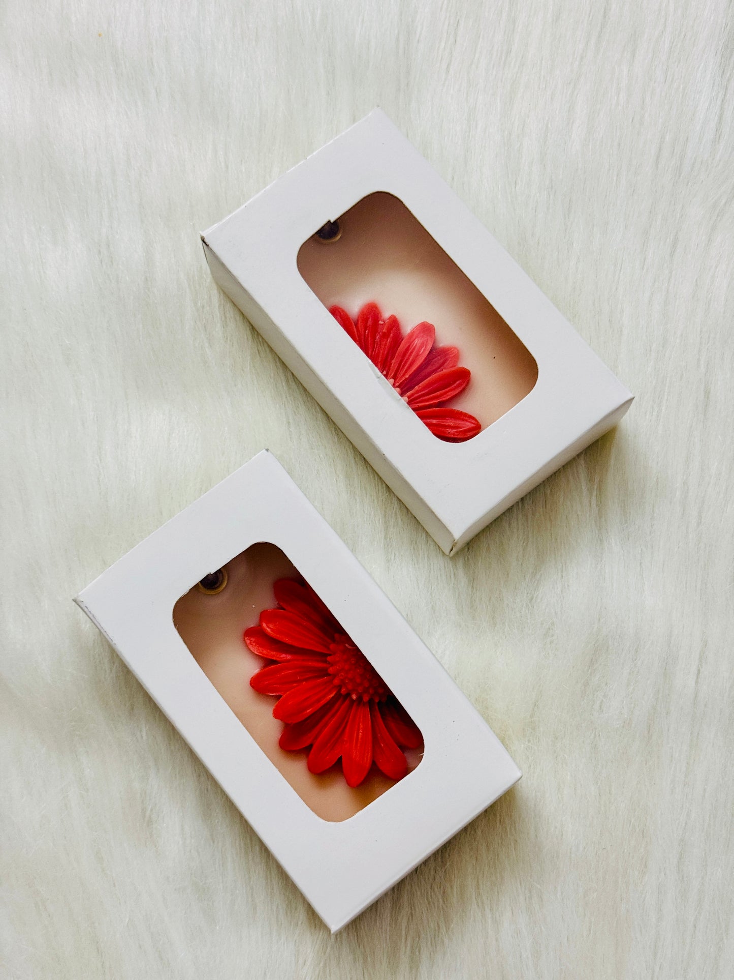 White Wax Sachet Box | 3.75x2.17x1 inches | Empty Box
