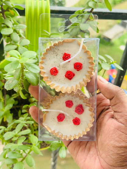 PVC Wax Sachet Box| Empty Wax Sachet Box | 2.64x4.72x0.71 inches | 2 Jumbo Tealight Box