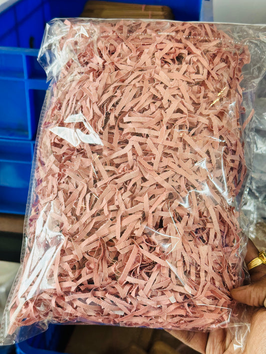 Peach Shredded Paper