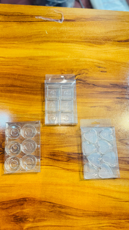 6 Pcs Tealight Pvc Box | Pvc Tlight box| 90x16x129 mm