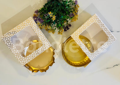 5 inch hammered Urli box 