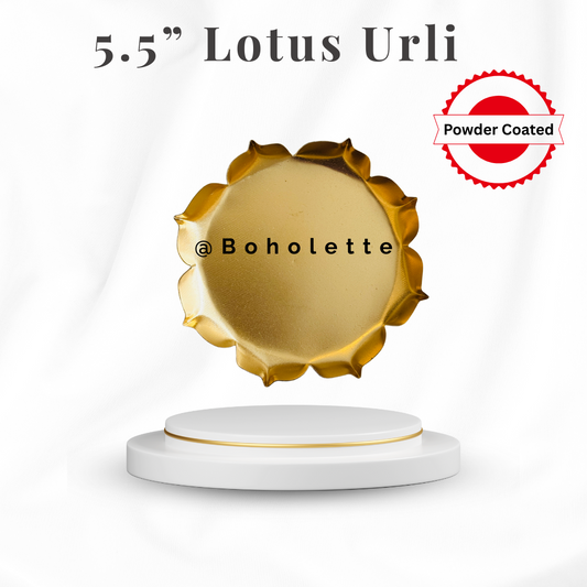 5.5 Inch Urli | Empty Urli | Lotus Urli