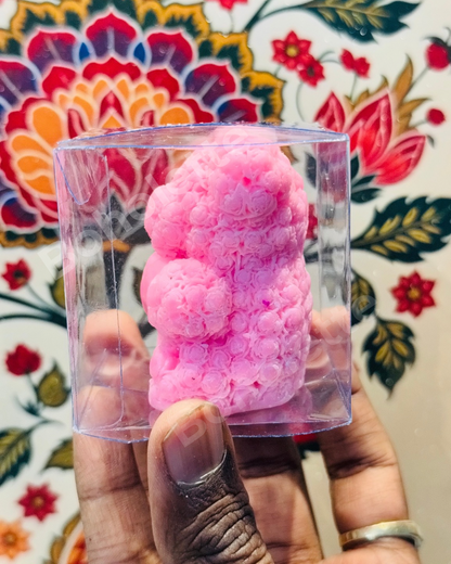 2.2x2.2x2.2 inch | Teddy Candle Pvc Box