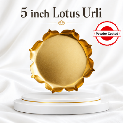 5 Inch Urli | Empty Urli | Lotus Urli