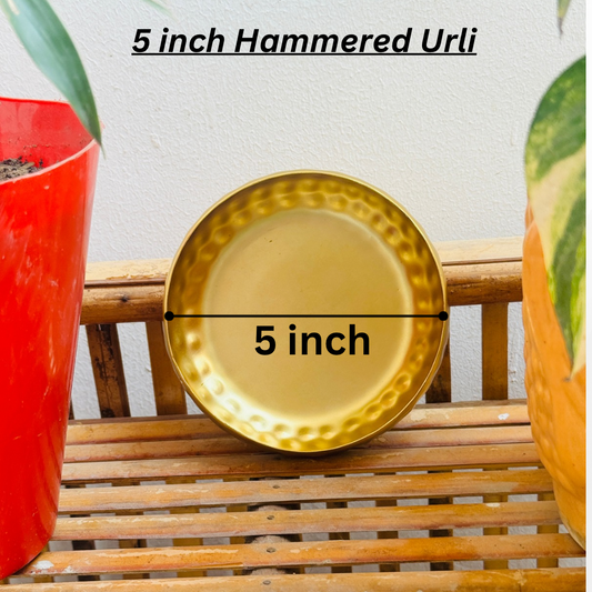 5 inch Hammered Urli