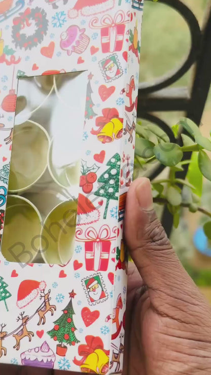 Xmas Tealight Paper Box
