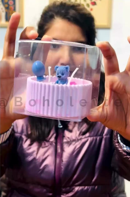 PVC Box 5: 3.2X3.2X3.2 PVC box inch | Ceramic Jar Box | Baby Shower PVC Box | Empty Box