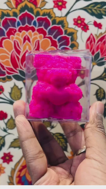 2.2x2.2x2.2 inch | Teddy Candle Pvc Box