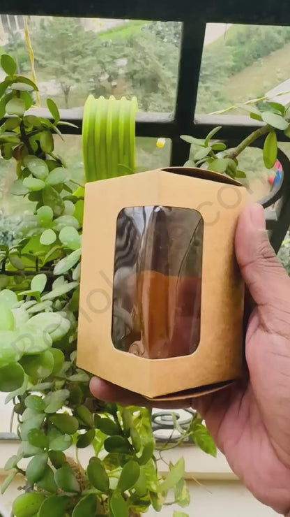 Chai Candle Box | Chai Candle Paper Box | 2.25x2.25x3.25 inch