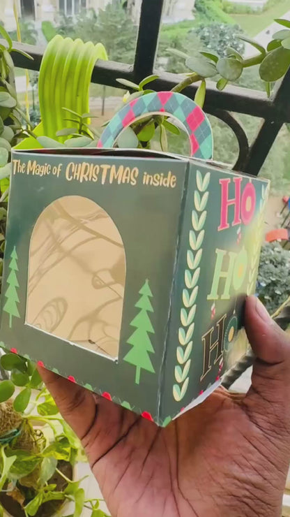 Xmas Jar Box | 3.5x3.5x3.5 inch | Christmas Box