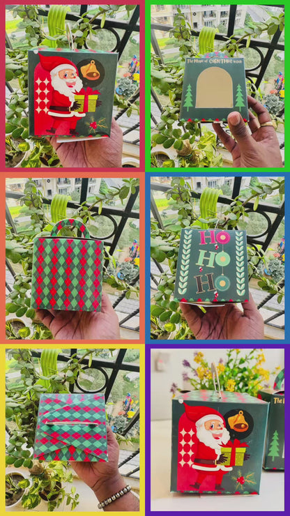 Xmas Jar Box | 3.5x3.5x3.5 inch | Christmas Box